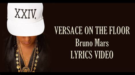 versace lyrics bruno mars